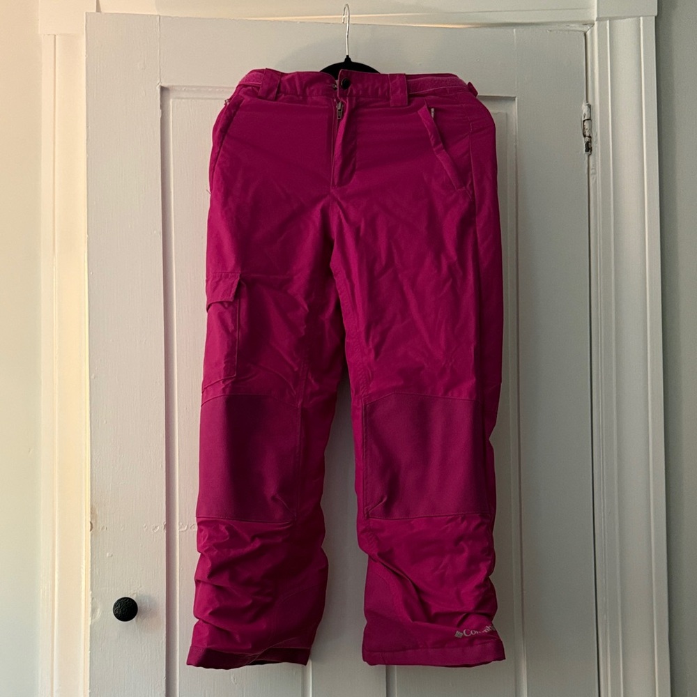 Columbia Kids' Fuchsia Snow Pants